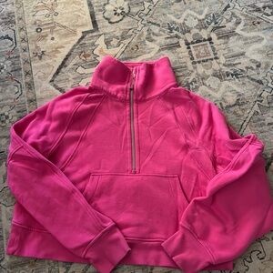 Scuba Oversized Funnel-Neck Half Zip Size M/L